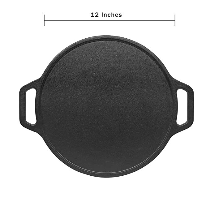 EUGOR Cast Iron Dosa Tawa 12 Inches/304MM