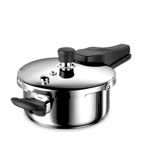 Tramontina Tri-Ply Stainless Steel Pressure Cooker | 2 Litre | Food-Grade SS304 |