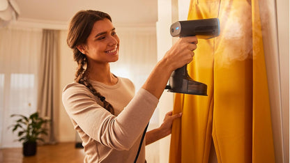 QuickStyle 5 Garment Steamer | Handheld Garment Steamer | Lightweight | Black & Blue