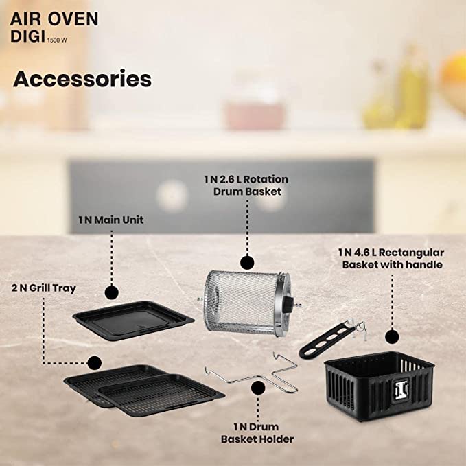 Havells Air Fryer Air Oven Digi OTG