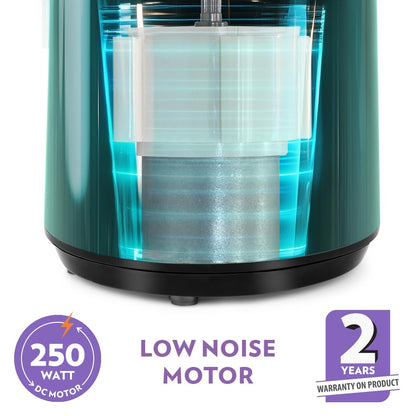 Borosil Vita Rich Cold Press Juicer | Green | 250W | Low Noise Motor |