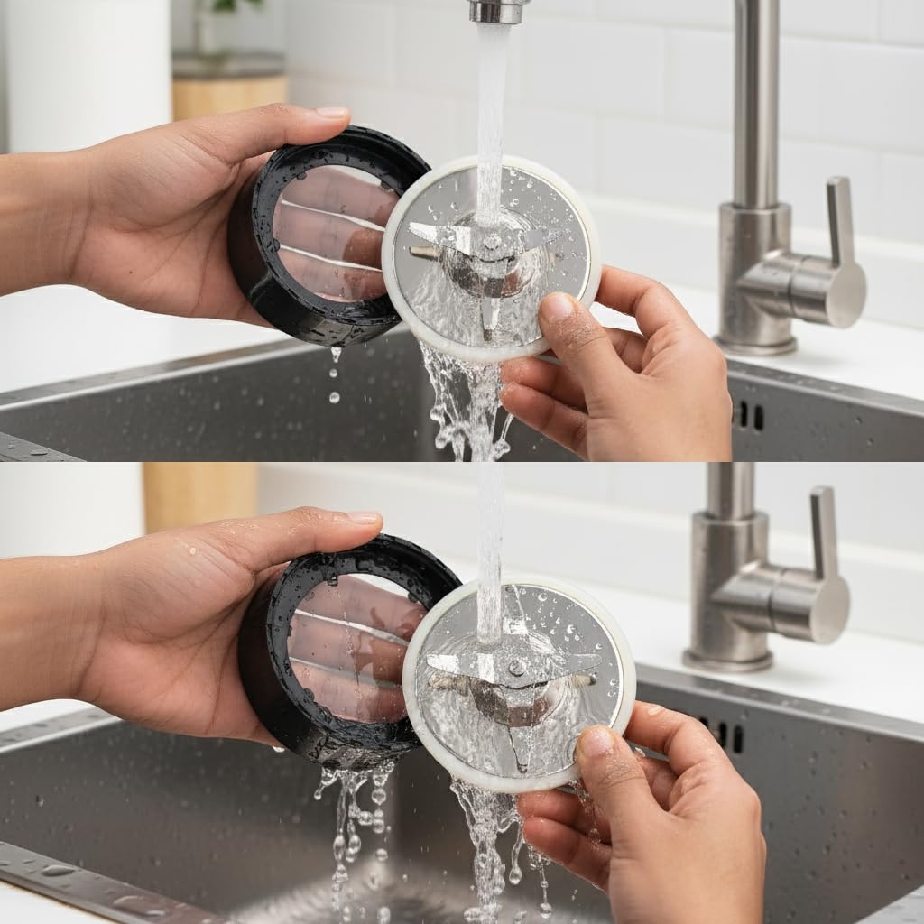 Brewine Nutrifit Blender TORA 500 | 2 Storage Lids & 1 Sipper Lid | White |