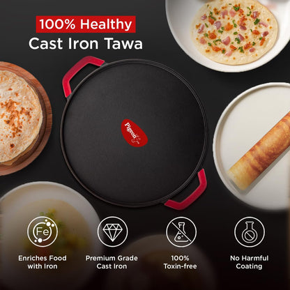 Pigeon Imperi Dosa Tawa 300 mm | Toxin-Free | Double Side Handles | Naturally Non-Stick |