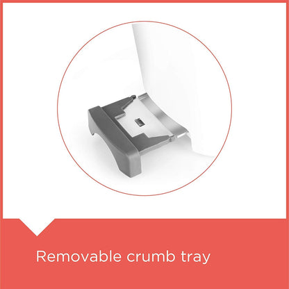 Black + Decker Toaster | 800-Watt | 2-Slice Pop-Up Toaster | Cool Touch Body |