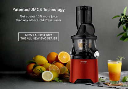 Kuvings EVO 810 with Strainers | Professional Cold Press Juicer Slow| Black | Fruit & Vegetable Juicer