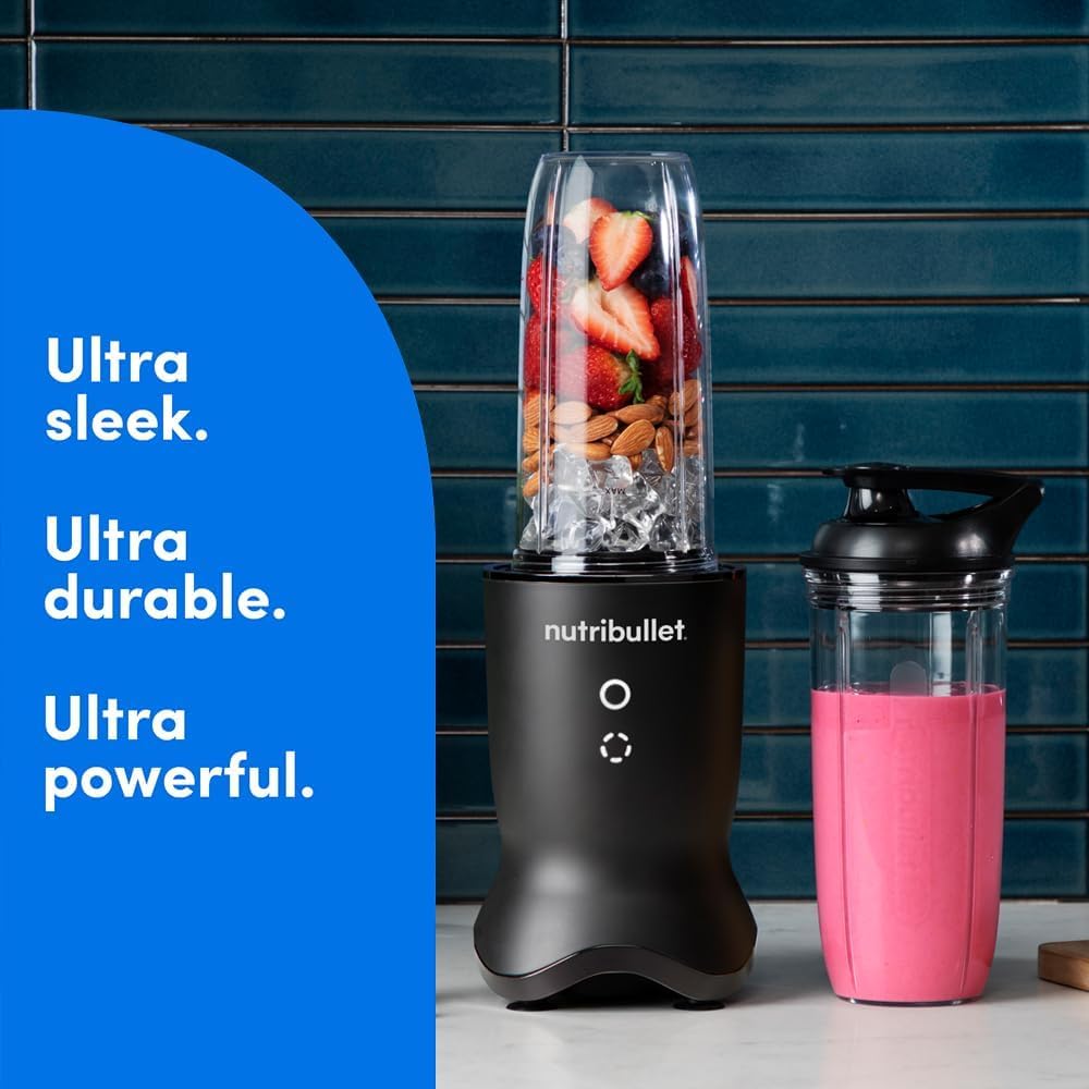 Nutribullet 1200W Ultra | Smoothie Maker | Food Processor | Glow Illuminated Interface