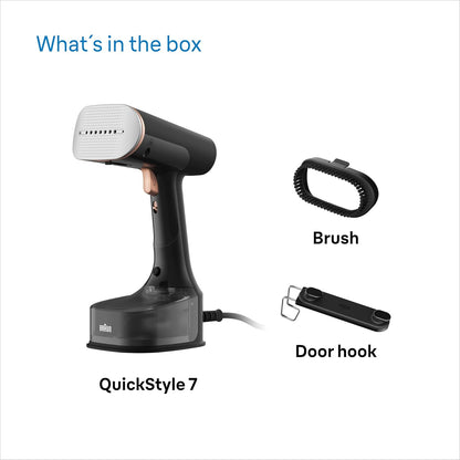 QuickStyle 7 Garment Steamer | 1600 Watts | Fast Steam Technology