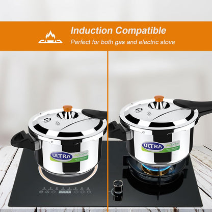 Ultra Pressure Cooker | 3 Litre | 5 Year Warranty | Spillage Control |