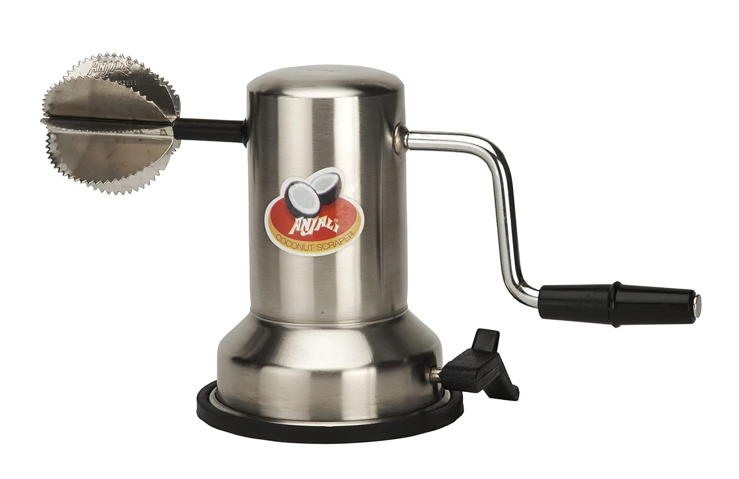 Anjali Sleekmat Coconut Scrapper | Silver Steel |