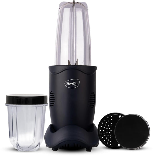 Pigeon Nutri Master 2 Jars | Stainless Steel | Mixer Grinder, Juicer, Blender, Smoothie Maker All-In-1 Machine |