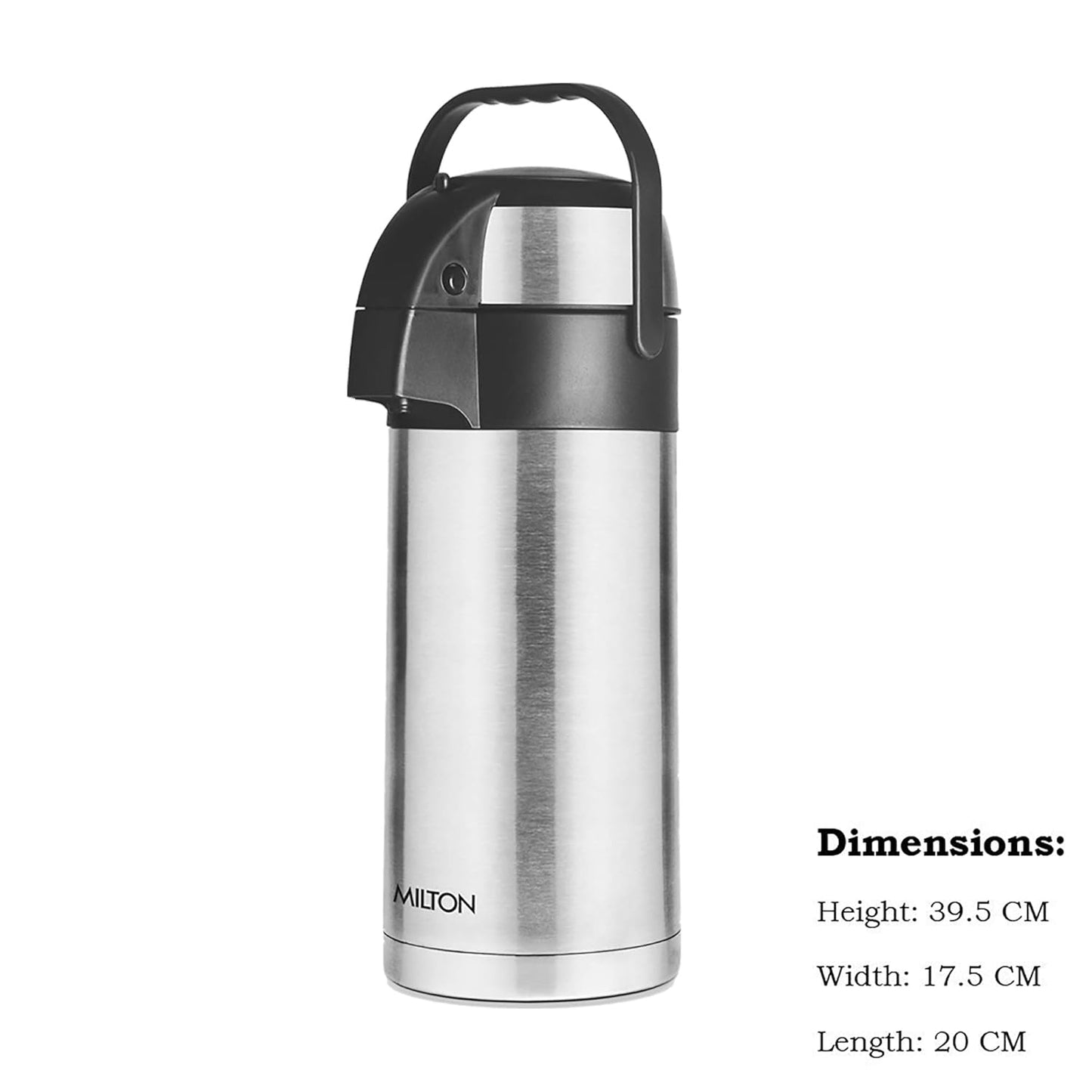 Milton Pinnacle 3000ml Thermosteel | 24 rs Hot & Cold | Silver |