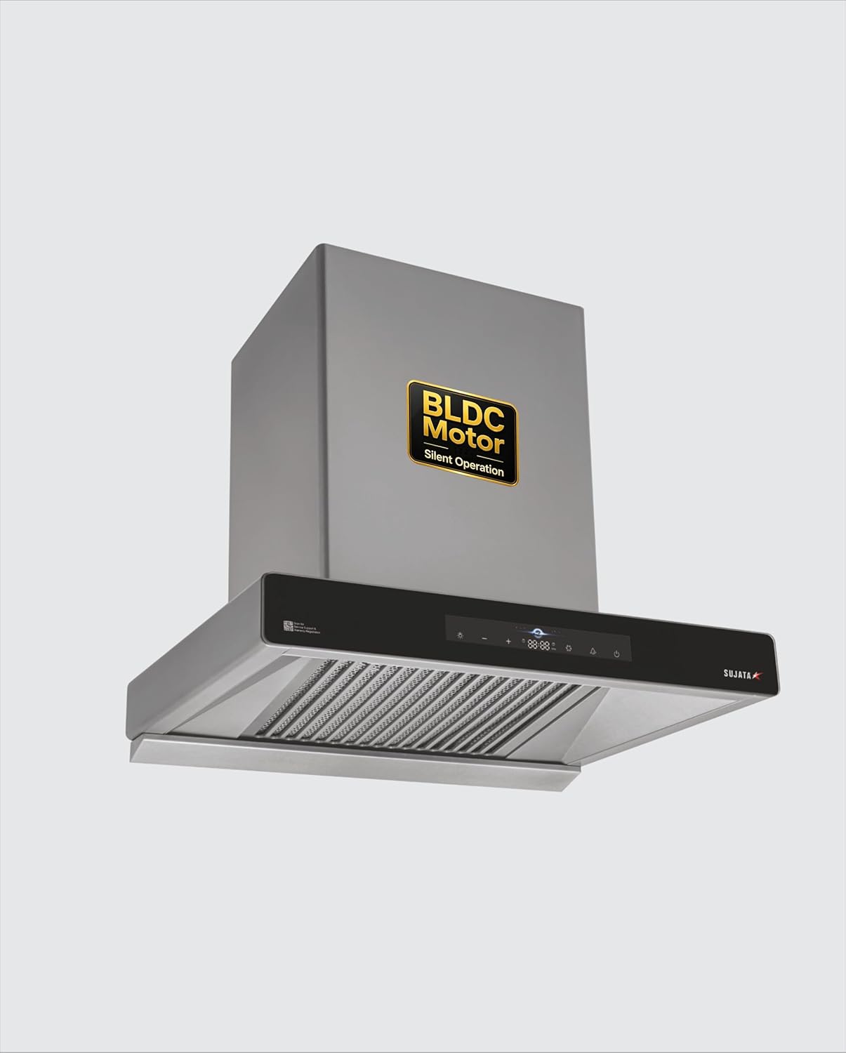 Sujata Zircon Auto Clean Kitchen Chimney | Ultra Powerful Suction for Smoke | Oil, Heat & Odor-Free Cooking |