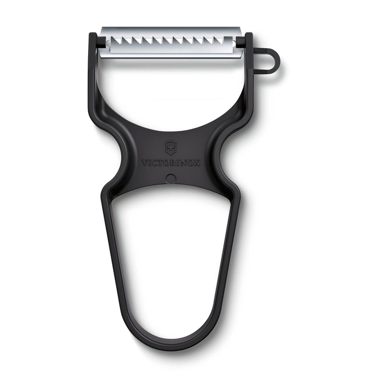 Victorinox Multipurpose Rapid Peeler Scrapper | Julienne Edge | Black | Swiss Made |