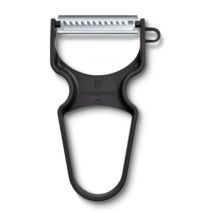 Victorinox Multipurpose Rapid Peeler Scrapper | Julienne Edge | Black | Swiss Made |