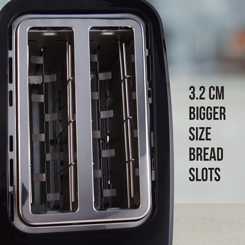 Havells Crisp Plus Pop-Up Toaster | 2 Slices | 750 Watts | 7 Heat Settings |