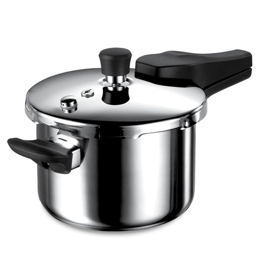 Tramontina Tri-Ply Stainless Steel Pressure Cooker | 5 Litre | Food-Grade SS304 |