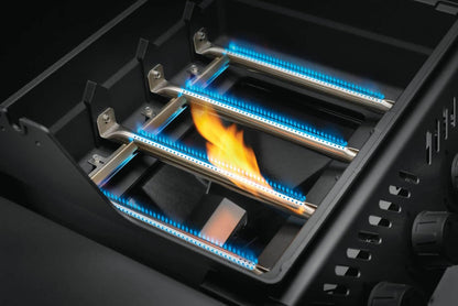 Napoleon Freestyle | FP425DSIBPK | Gas BBQ Grill | 4 Burner | Black | Infrared Side Burner | Cast Iron Grids & Storage Door |