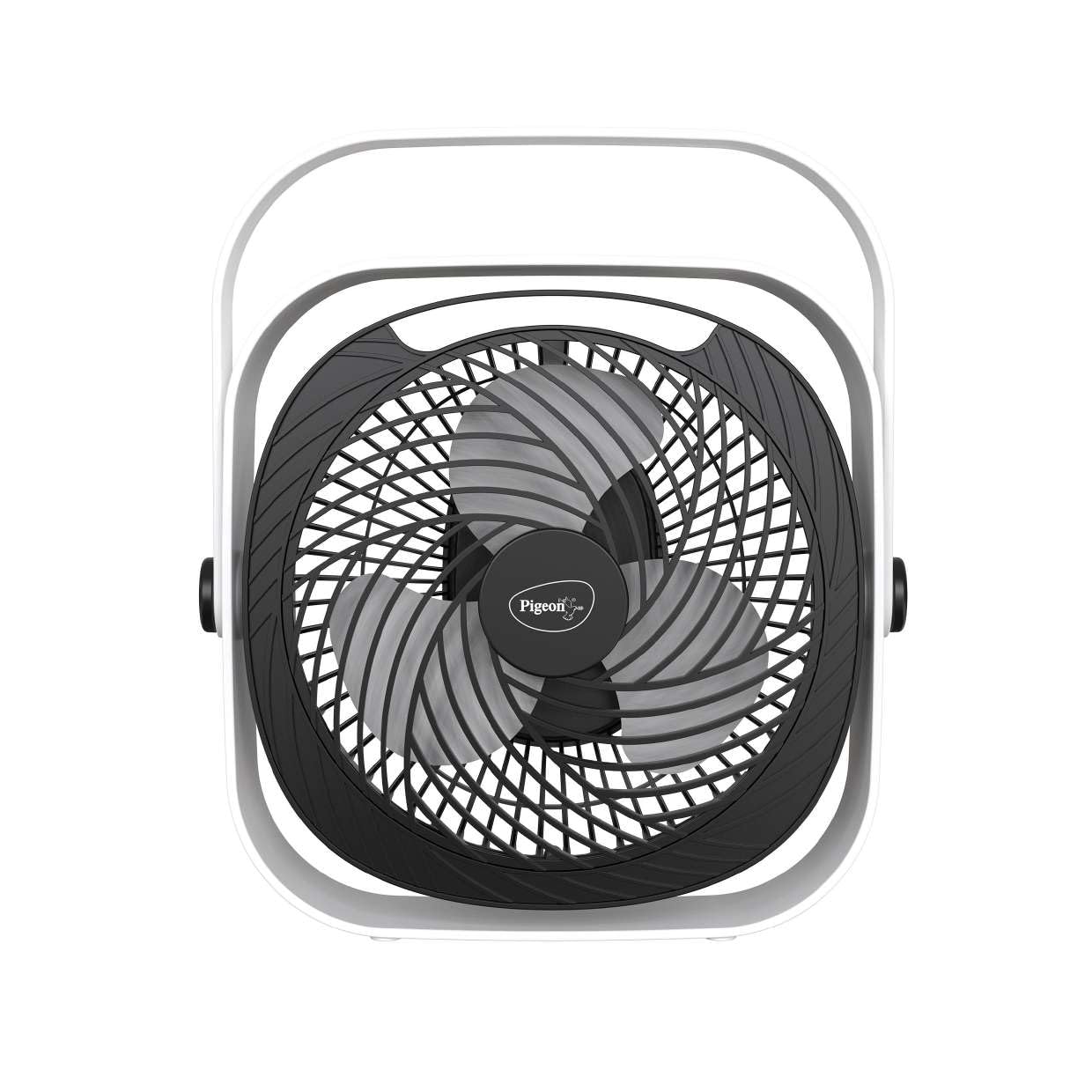 Pigeon Aura Portable Mini Fan | Rechargeable Battery | USB Charging | 360° Rotation |