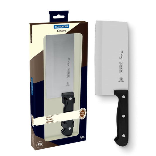 Tramontina Century Stainless Steel Cleaver Knife | 25 Years Warranty | NSF Certified | 17.8 cm |