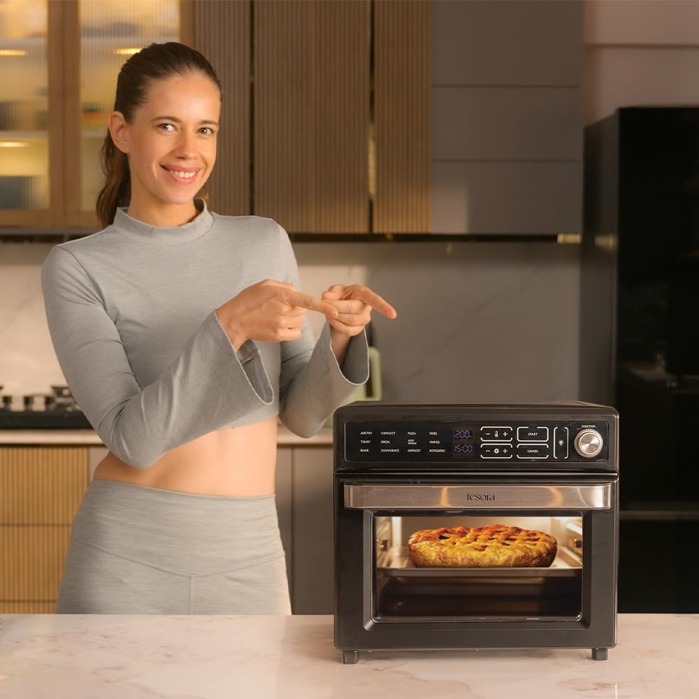 Tesora Imperial Chef Digital Air Fryer Oven | 25 Litres | Black ...