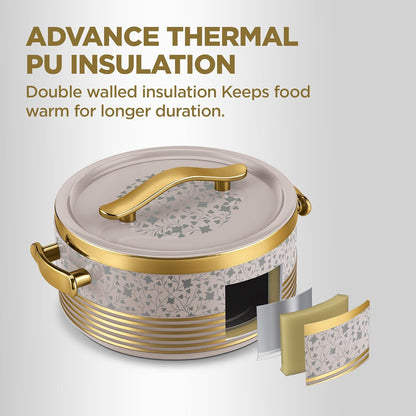 MILTON Insignia 2000 Casserole | 1900 ml | ISI Certified | Beige |