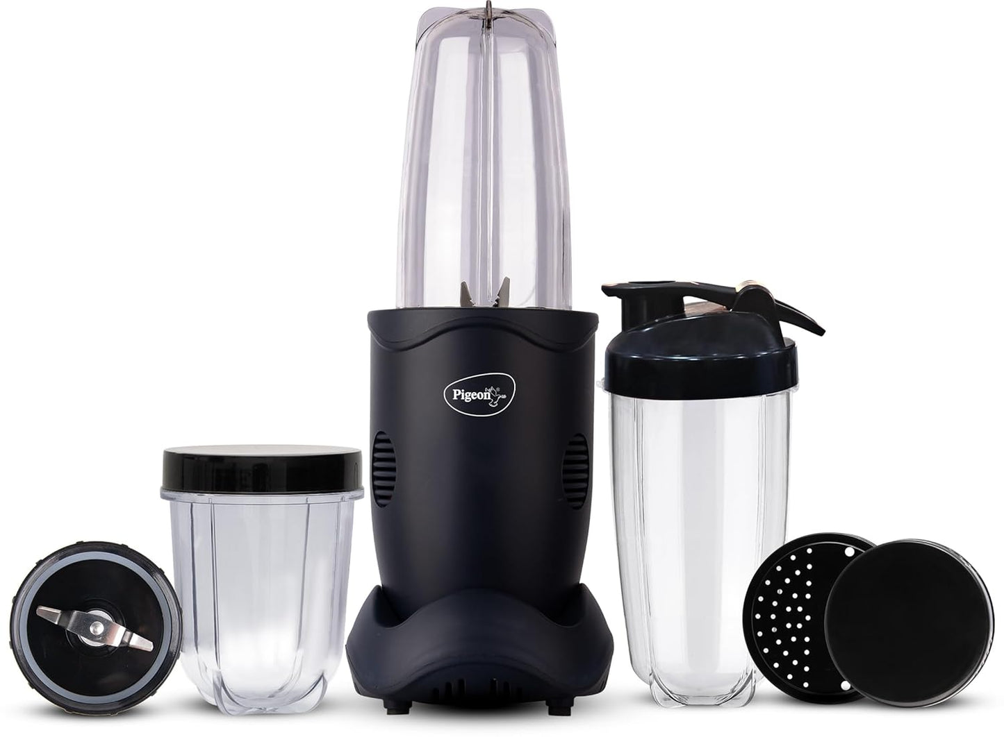Pigeon Nutri Master 3 Jars | Stainless Steel | Mixer Grinder, Juicer, Blender, Smoothie Maker All-In-1 Machine |