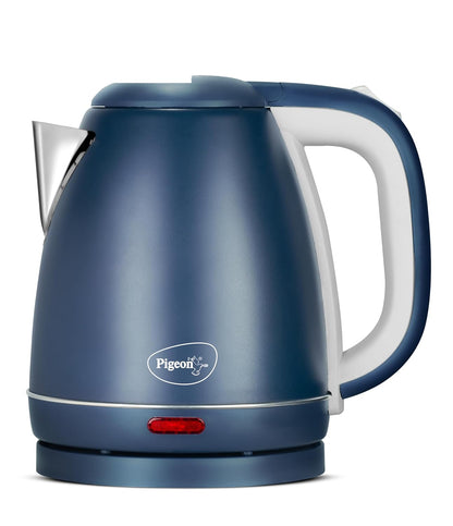 Pigeon Tesla Electric Stainless Steel Kettle | 1.5 Litre | Matte Blue | 1300 W | Auto Shut Off |