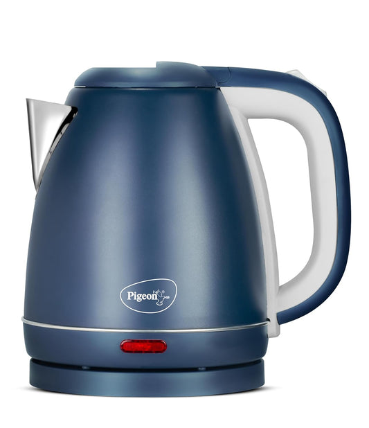 Pigeon Tesla Electric Stainless Steel Kettle | 1.5 Litre | Matte Blue | 1300 W | Auto Shut Off |