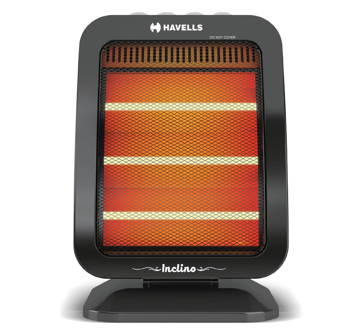 Havells Inclino | 1200 Watt | 3 Rod Halogen Heater | Black |