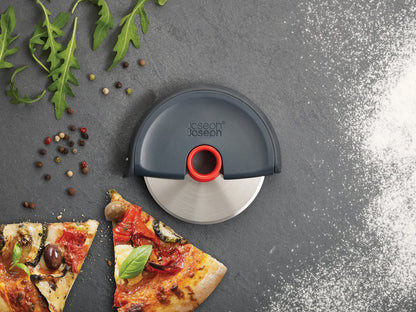 Joseph Joseph Disc Easy Clean Pizza Wheel | Grey/Red |