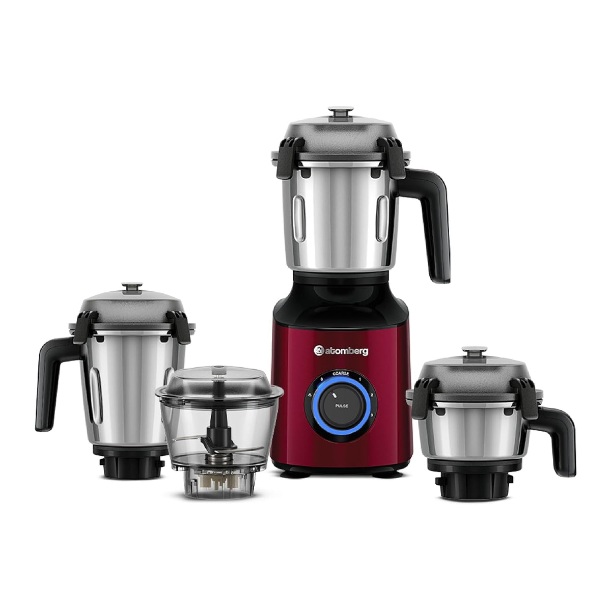 Atomberg Zenova Mixer Grinder | BLDC Motor | 1000 Watt | 4 Jars With Chopper |