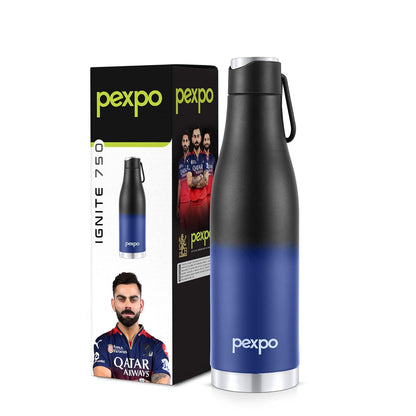 Pexpo Ignite Thermosteel Stainless Steel Vacuum Insulated Flask | 750 ml | ISI Certified |