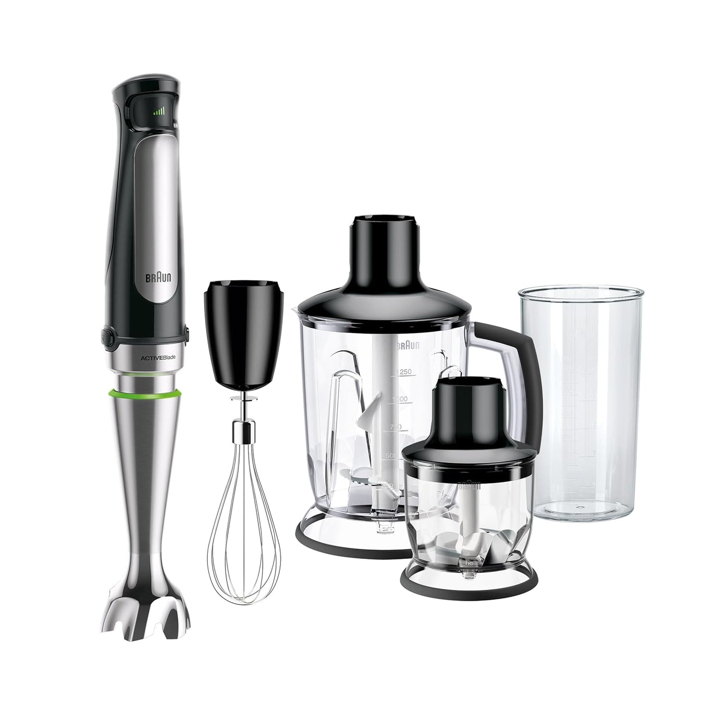 MultiQuick 7 Hand Blender with Beaker | 1000W | Black