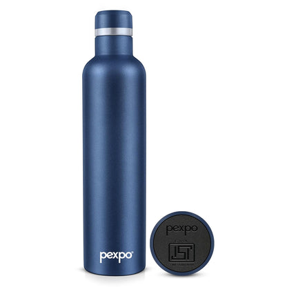 Pexpo Oreo Stainless Steel Water Bottle | 750ml | 3 Layered Insulation |