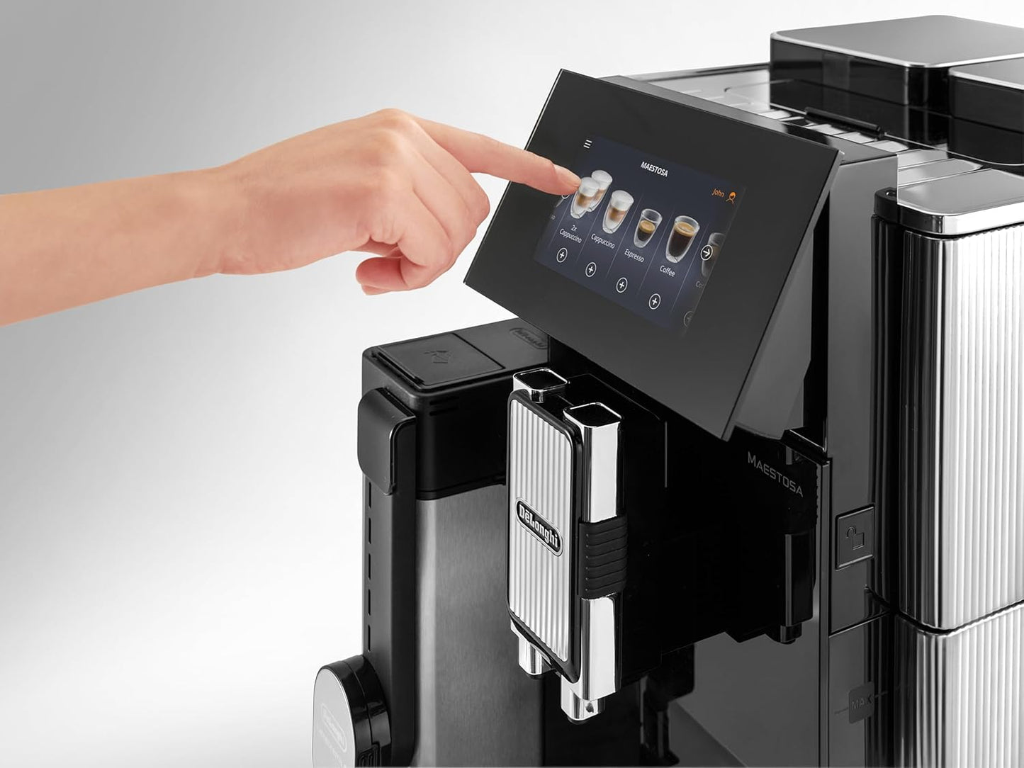 DeLonghi Maestosa Fully Automatic Coffee Machine | Built In Grinder | Touch Control Panel |