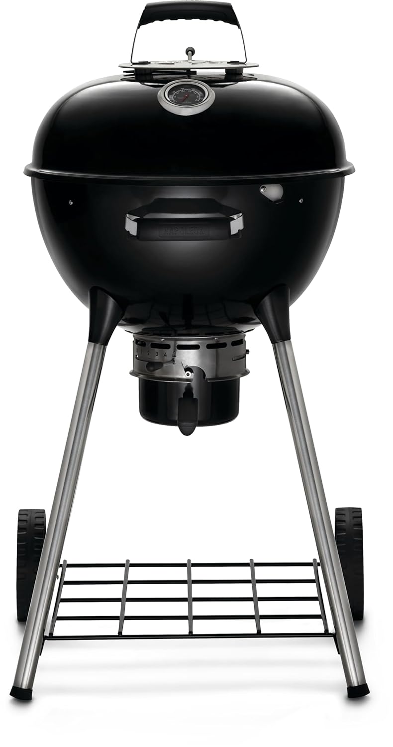 Napoleon Charcoal Kettle Grill | Black | BBQ | Temperature Control |