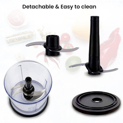 Buy Agaro Elegant Electric Chopper |500 ml | SS Blades | Black |