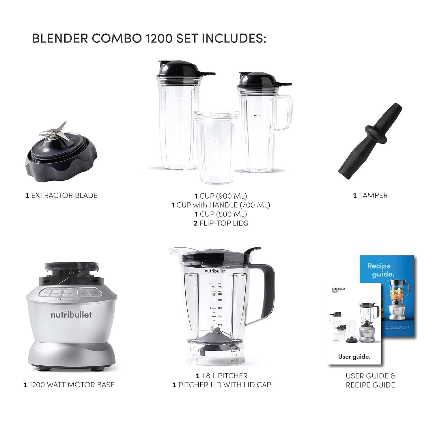 NutriBullet Blender 1200 Watts - Main Image