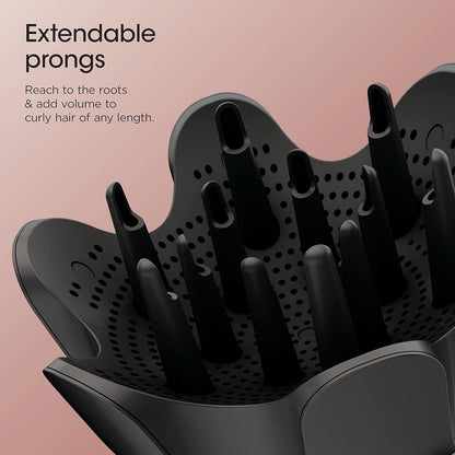 Shark Hair Dryer | Portable & Powerful  6 Styling Tools | Best for All Hair Types | Black |