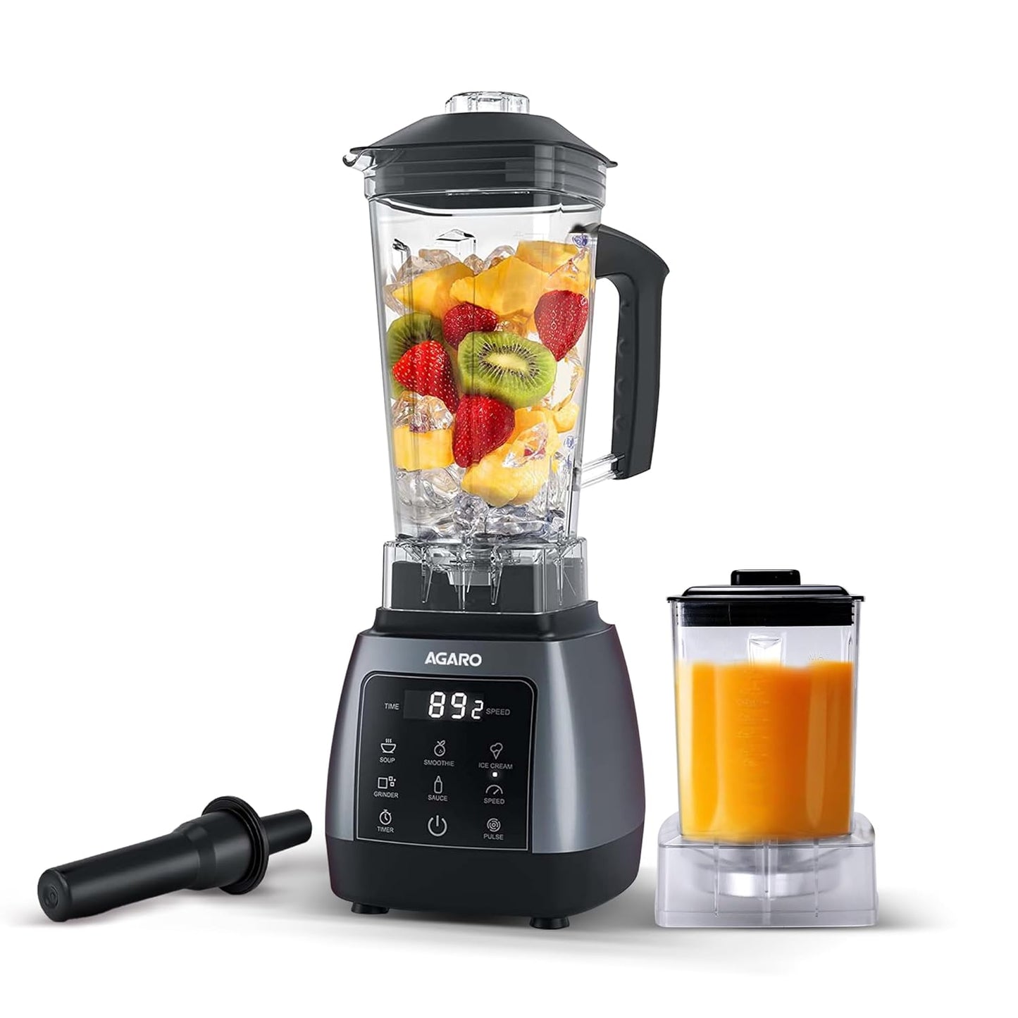 Agaro Royal Professional Blender | 5 Preset Function | 2000W | 9 Speed | Black |