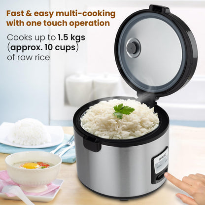 Agaro Regency Electric Rice Cooker | 5L | Automatic Cooking | Easy Grip Handle |