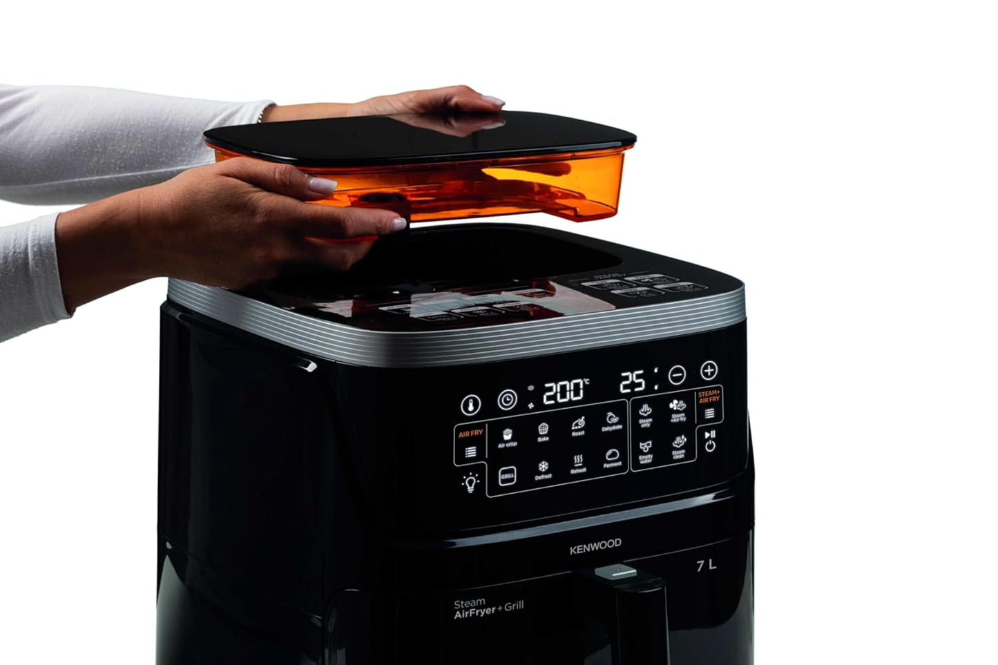 KENWOOD Airfryer | 7 Litre | Black | Digital Air Fryer and Steamer