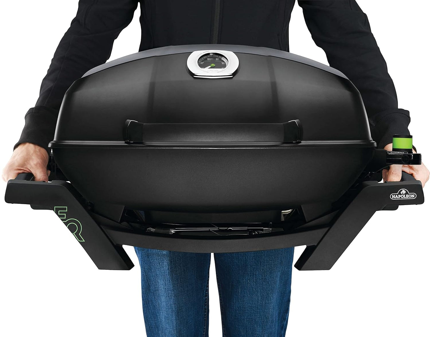 Napoleon TravelQ | PRO285E | Portable Electric Grill | Black | Small Outdoor Spaces |