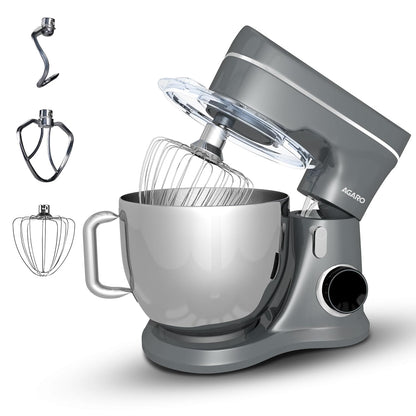Agaro Elegant Stand Mixer | 5.5L | 1000W | 10 Speeds | Dark Grey |