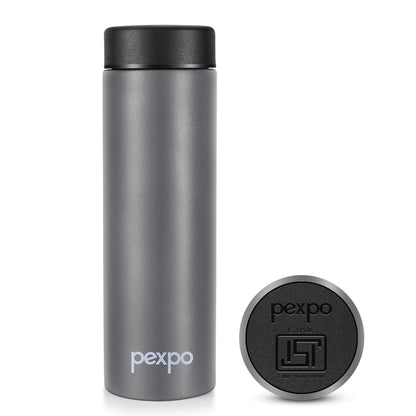 Pexpo Titanium Hold & Cold Flask | Wide Mouth | 500ml | Leak Proof |