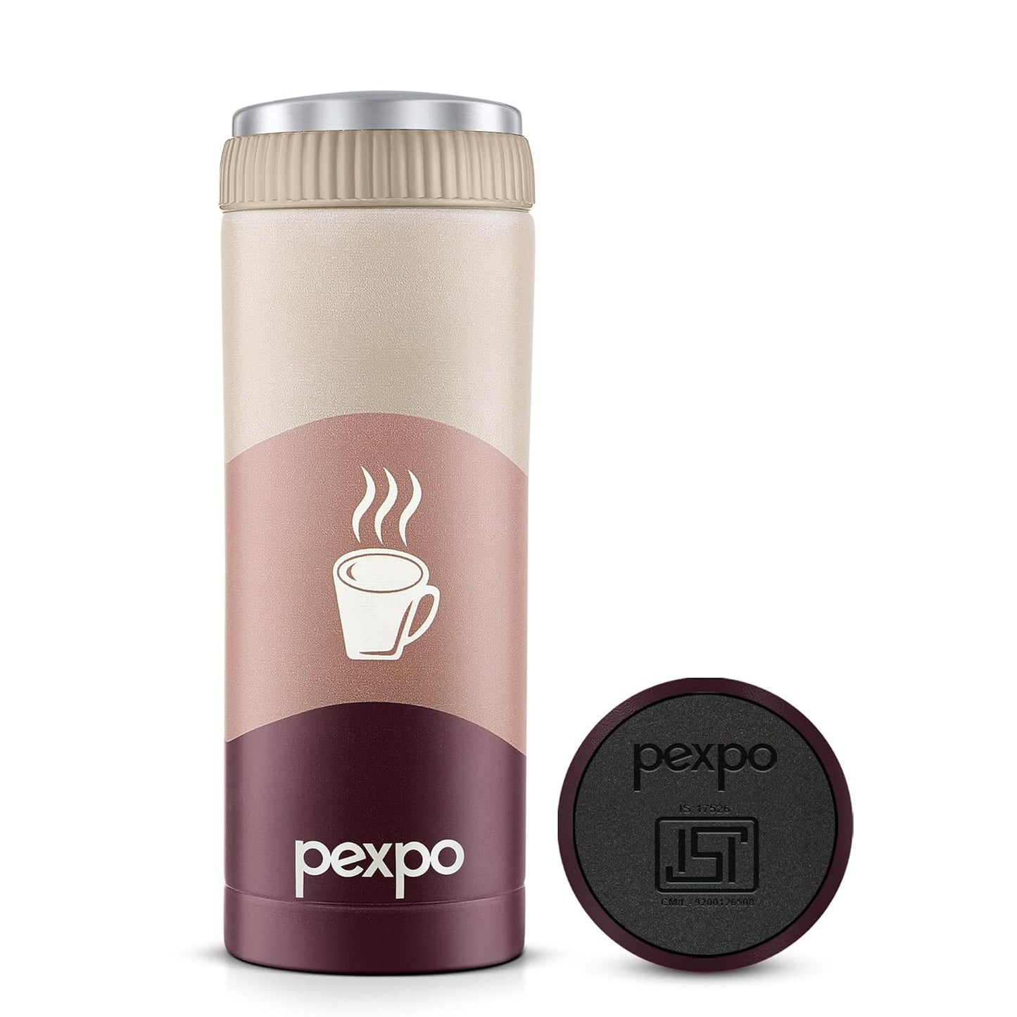 Pexpo Crypto Vacuum Insulated Coffee Tumbler | 500ml |