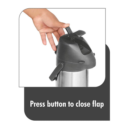 Milton Pinnacle 2000ml Thermosteel | 24 rs Hot & Cold | Silver |