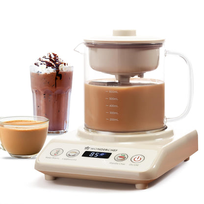 Wonderchef Chai Maker | Fully Automatic | Tea & Cappuccino Maker | 500 ML | 2 Year Warranty | - Infinia Home and Kitchen