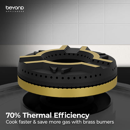 Beyond Appliances Auriga 4-Burner | Auto Ignition | Digital Timer