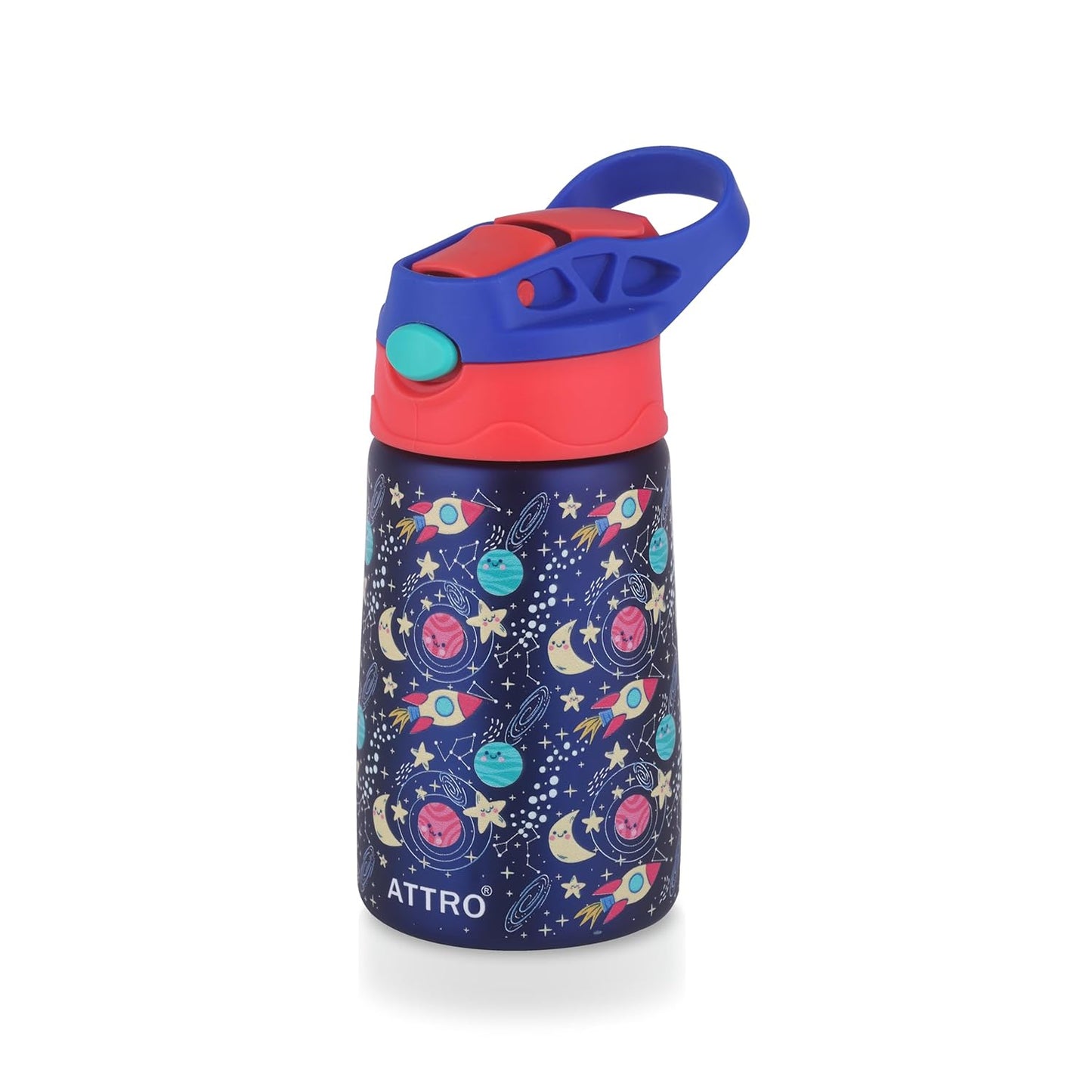 ATTRO Kinder Stainless Steel Water Bottle | 330 ml | ISI Certified |